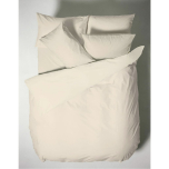 Plain Dyed Cotton Percale Cream 200TC Duvet Set 250 x 220cm Pillow cases x2  50 x 80 cm