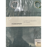 Mobexpert Eyelet Curtain Panel 135 X 260cm Vernil Green / Teal  100% Polyester