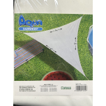 Triangular Shade Sail Canopy – 5m x 5m x 5m – Aqua Summer UV Sun Shade