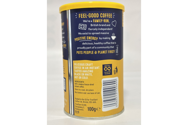 TrueStart Barista Grade Instant Coffee – Smooth Original Barista (6 x 100g)