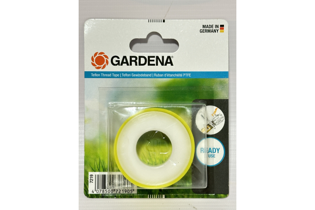Gardena Teflon Thread Tape Sealing Tape For Threaded Joints | 12 Metres Per Roll | 6 Pack