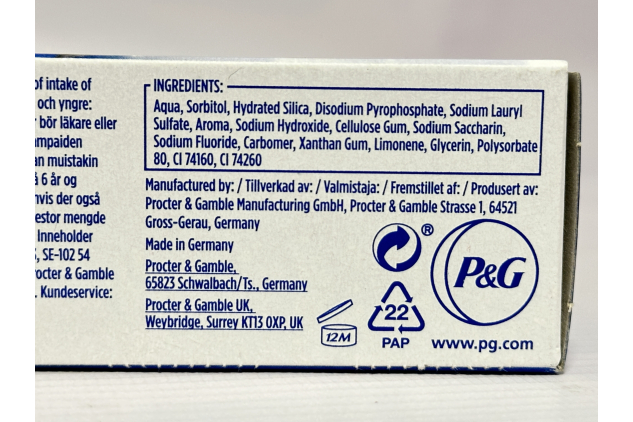 Oral-B Complete Extra White Toothpaste – Clean Mint – 12 x 75ml Pack | Bulk Buy Deal