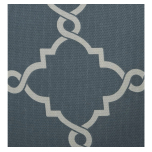 Madison Park Saratoga Single Window Curtain Light Filtering Fretwork Print 1 Panel 100 X 84 Inches Blue