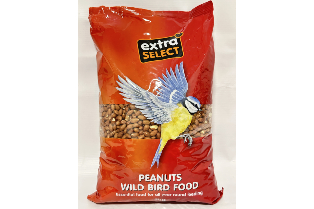 Extra Select Wild Bird Food Peanuts – 3x1KG | 3kg TOTAL