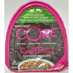 Wellness CORE Small Breed Wet Dog Food – Lamb & Venison – 12 x 85g Trays