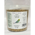 Britten & James Expert Budgerigar Seed Mix – 2L Tub (Approx. 1.8kg)