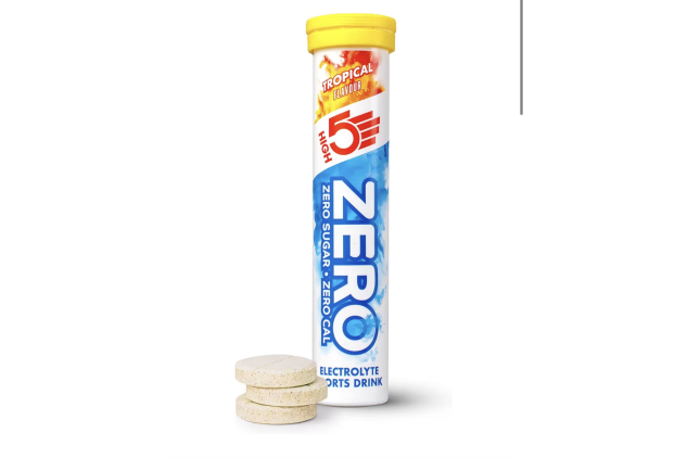 HIGH5 ZERO Electrolyte Tablet Hydration Tablets Enhanced with Vitamin C Tropical Flavour 20 Tablets