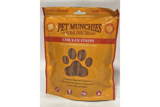 Pet Munchies Chicken Strips Dog Treats – 320g Super Value Pack | Natural, Low Fat, High Protein Dog Chews