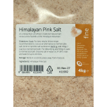 Himalayan Pink Salt Fine Grade 4kg | 100% Natural & Unrefined Crystal Salt from the Himalayas