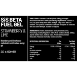 Science in Sport (SiS) Beta Fuel Energy Gel – Strawberry & Lime – 30 x 60ml | Dual Source Energy | 40g Carbs per Gel