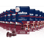 Lavazza Tales of Napoli Coffee Capsules – 100 Pods (10 x 10) | Compatible with Nespresso Original Machines | Intensity 12/13 | Dark Roast with Cocoa & Caramel Notes
