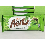 Nestlé Aero Peppermint Chocolate Bars – 24 x 36 g | Smooth Milk Chocolate with Peppermint Flavoured Bubbles | Suitable for Vegetarians