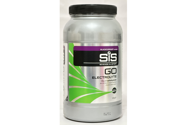 Science In Sport (SiS) GO Electrolyte Powder – Blackcurrant Flavour – 1.6 kg (40 Servings)