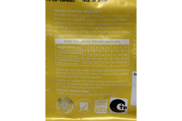 Meowing Heads Fat Cat Slim Dry Cat Food | Adult Cats | 1.5kg x 4 (6kg Total)