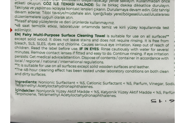 Fairy Power Wipes – Multi-Purpose Surface Cleaning Wipes (100 Pack)