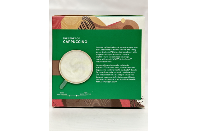 STARBUCKS Cappuccino by NESCAFÉ Dolce Gusto – 72 Coffee Pods (6 x 12 Pods)
