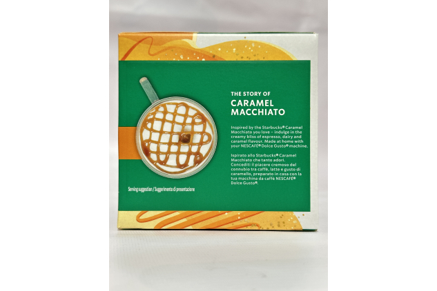 STARBUCKS Caramel Macchiato by NESCAFÉ Dolce Gusto – 72 Coffee Pods (6 x 12 Pods)