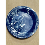 Navy Blue Disposable Cardboard Plates 23cm Diameter | 20 Pack