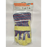 Brüder Mannesmann Work Gloves – Heavy Duty Leather Palm Gloves (2 Pairs, Size XL) | Model 41702 | CE Certified EN420