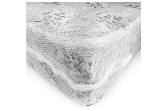 Mattress Cover With Zip 90 X 190cm Grey Floral Design