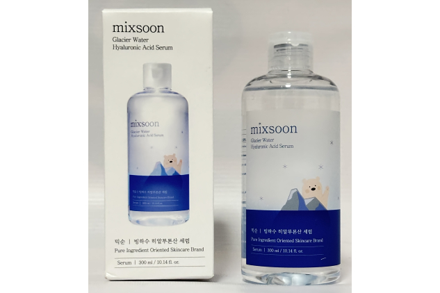 mixsoon Glacier Water Hyaluronic Acid Serum 300ml | Deep Hydration & Moisture Boost | Vegan Korean Skincare