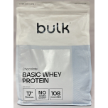 Bulk Basic Whey Protein Powder – Chocolate – 2.5 kg | 82 Servings | 17 g Protein per Serving | No Added Sugar | Low Calorie | Vegetarian-Friendly
