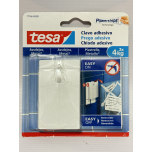 Tesa Adhesive Nails for Tiles & Metal – 4 kg Load Capacity (2 Pack) | Powerstrips Technology | Damage-Free Hanging Solution