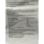 Bulk Pre-Workout Caffeine Free – Orange & Mango – 300 g | Stimulant-Free Energy, Focus & Performance Formula | Creatine, Beta Alanine & Citrulline Blend
