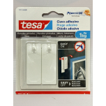 Tesa Adhesive Nails for Painted Walls & Wallpaper | 2 x 1 kg | Powerstrips Removable Mounting Hooks