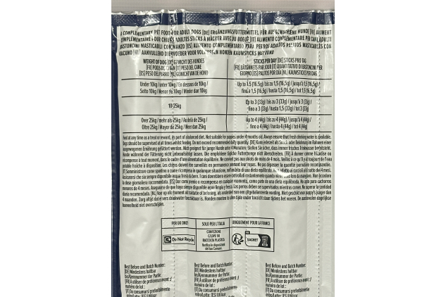 Dog Treats – Chew Sticks with Beef – 8 x 11g (88g) | Enriched with Vitamins, Zinc & Biotin