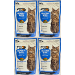 VETIQ Healthy Bites Denti-Care Treats for Cats & Kittens – Dental Health Chews – 4 x 65g