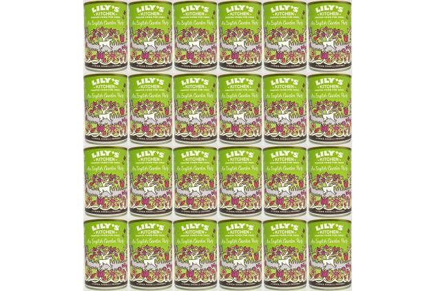 Lily’s Kitchen An English Garden Party – Natural Wet Dog Food – 24 x 400g Tins
