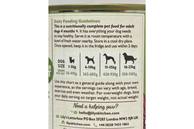 Lily’s Kitchen An English Garden Party – Natural Wet Dog Food – 24 x 400g Tins