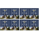 Chew Sticks with Poultry – 4 Packs (8x11g, 88g Total) | Adult Dog Treats | No Artificial Colours | With Biotin & Zinc | Low Fat