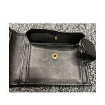Mens Plain Unbranded Leather Wallet Black Birthday Gift Present Idea