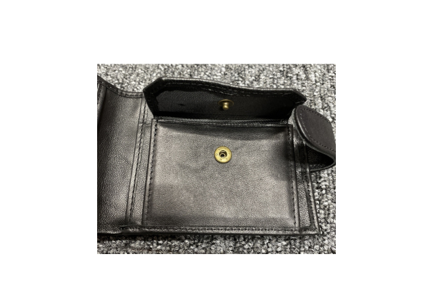 Mens Plain Unbranded Leather Wallet Black Birthday Gift Present Idea