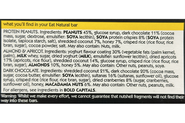 Eat Natural Fruit & Nut Bars Assorted Box – 20 x 40g | Gluten Free | Source of Fibre | Mixed Flavours