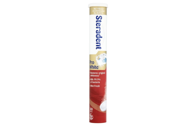 Steradent Pro White 30 Tablets Denture Cleaning Tablets