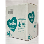 Pampers Harmonie Aqua Baby Wipes – Plastic Free – 24 Packs x 48 (1152 Wipes) | 99% Water | Gentle & pH Balanced