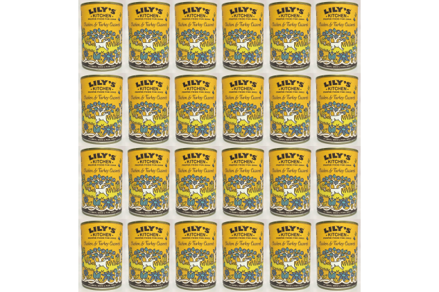 Lily’s Kitchen Wet Dog Food – Chicken & Turkey Casserole – 24 × 400g Tins – Natural, Grain Free, Complete Adult Meal | IN DATED