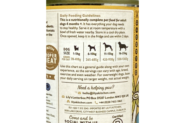 Lily’s Kitchen Wet Dog Food – Chicken & Turkey Casserole – 24 × 400g Tins – Natural, Grain Free, Complete Adult Meal | IN DATED