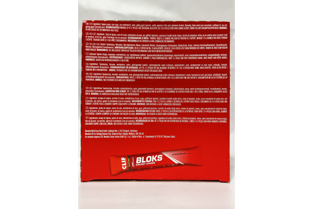 CLIF BLOKS Energy Chews – Strawberry Flavour | Fast-Acting Carbohydrate Energy | Plant-Based | 18 × 60g Packs