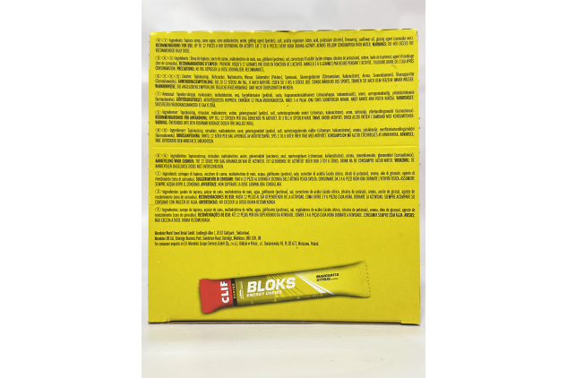 CLIF BLOKS Energy Chews Margarita Citrus Flavour | Plant Based Carbohydrate Chews | 18 x 60g