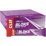 CLIF BLOKS Energy Chews – Mountain Berry Flavour – Plant Based Quick Energy – 18 x 60g