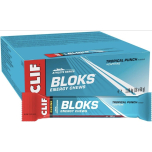 CLIF BLOKS Energy Chews Tropical Punch with Caffeine 18 x 60g