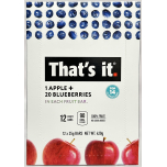 That’s it. Apple & Blueberry Fruit Bars – 100% Fruit Snack – 12 x 35g