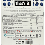 That’s it. Apple & Blueberry Fruit Bars – 100% Fruit Snack – 12 x 35g