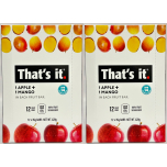 Thats it Apple & Mango Fruit Bars – 100% Fruit – 24 x 35g