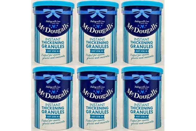 McDougalls Instant Thickening Granules | For Sauces, Gravies & Casseroles | 6 x 170g