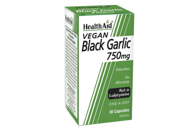 HealthAid Black Garlic 750mg 30 Capsules